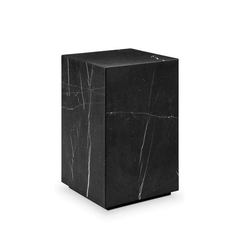 Stilnovo Solid Square Marble Pedestal Side Table Wayfair